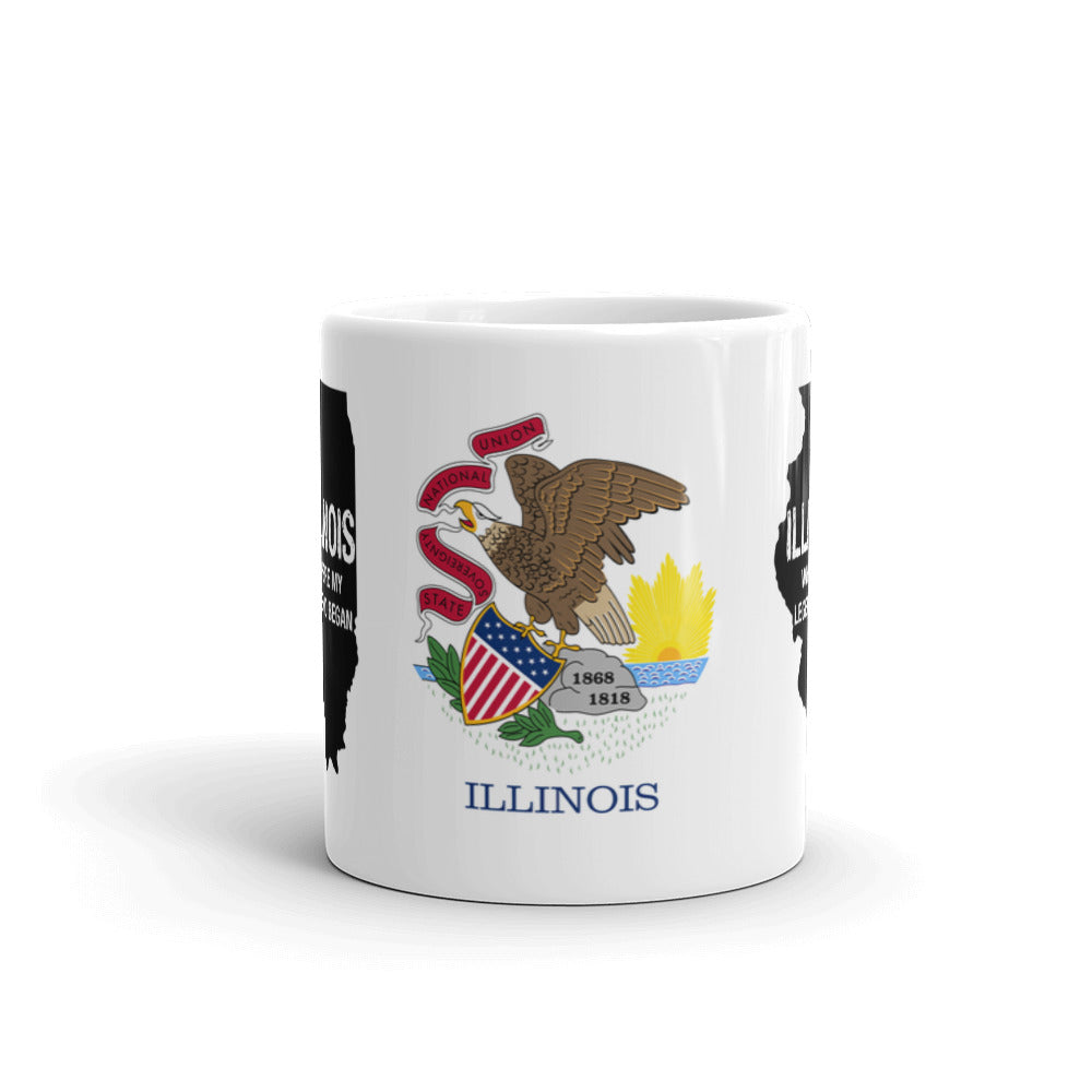 Illinois Prairie State Where My Legend Began Coffee Tea Ceramic Mug/Cup