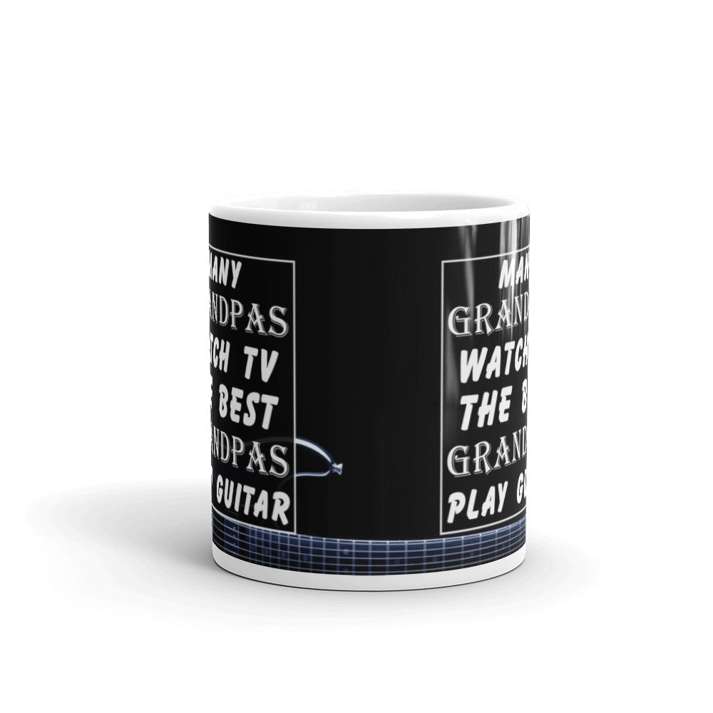 Many Grandpas Watch TV The Best Grandpas Play Guitar Coffee Tea Ceramic Mug/Cup