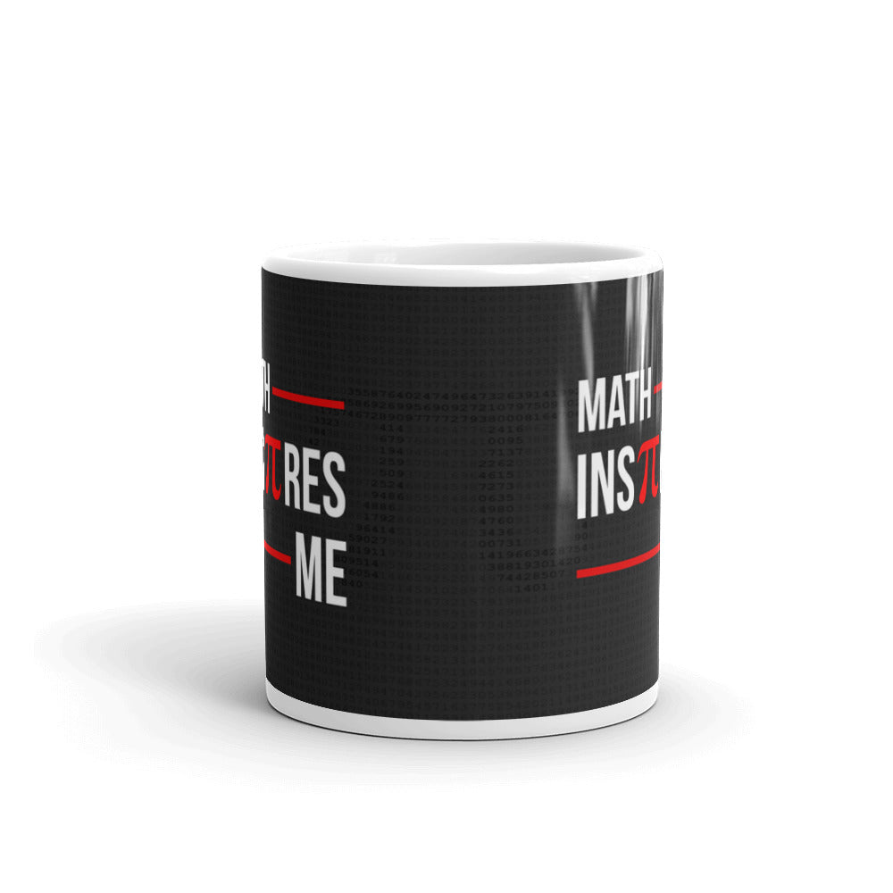 Math Inspires Me Engineer Pi Day Coffee Tea Ceramic Mug/Cup