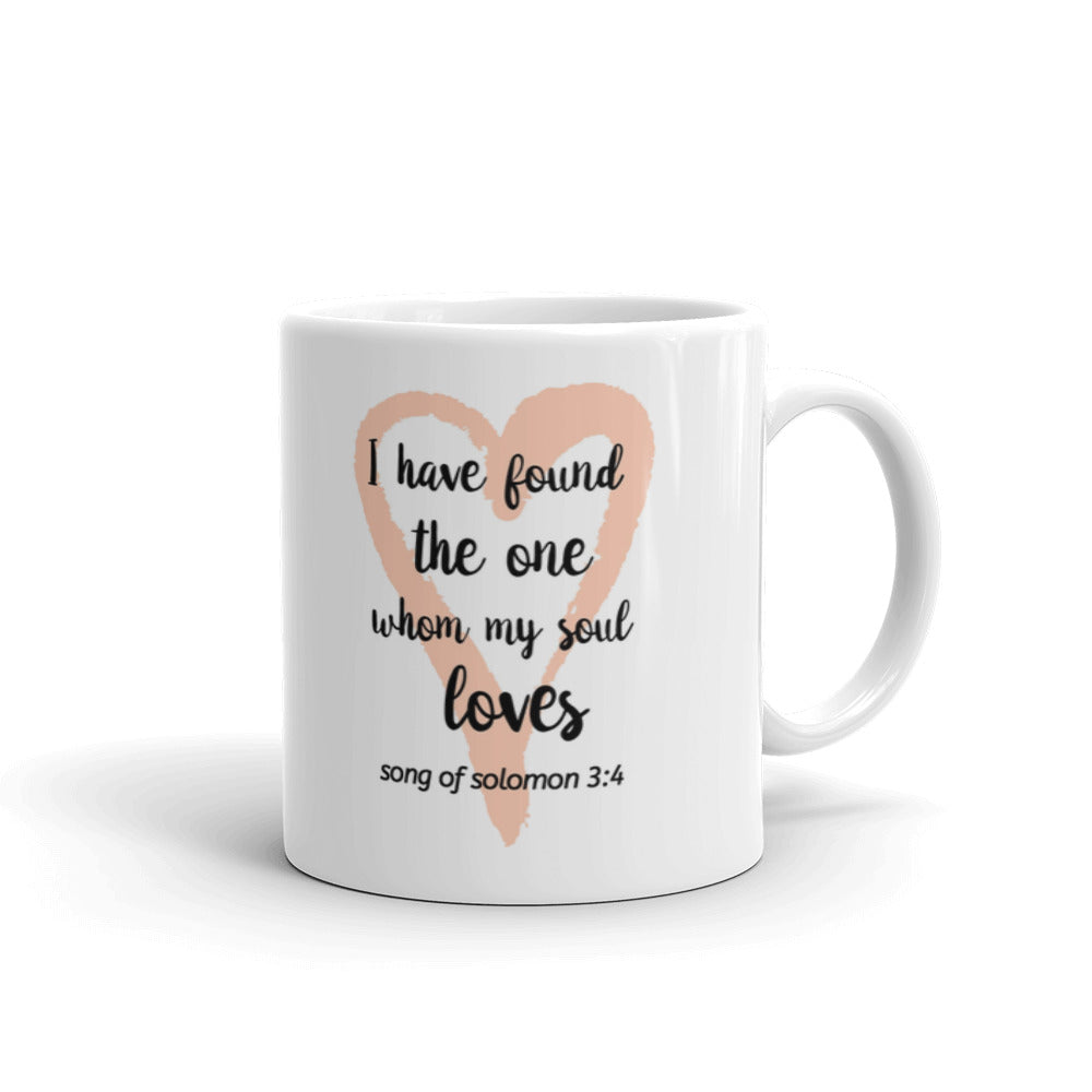 I Have Found the One Whom My Soul Loves Christian Coffee Tea Ceramic Mug/Cup
