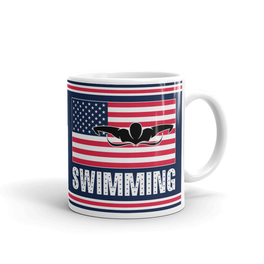Swimming Accessories American Pride Coffee Tea Ceramic Mug/Cup
