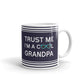 Trust Me I'm a Cool Grandpa Gift Funny Coffee Tea Ceramic Mug/Cup