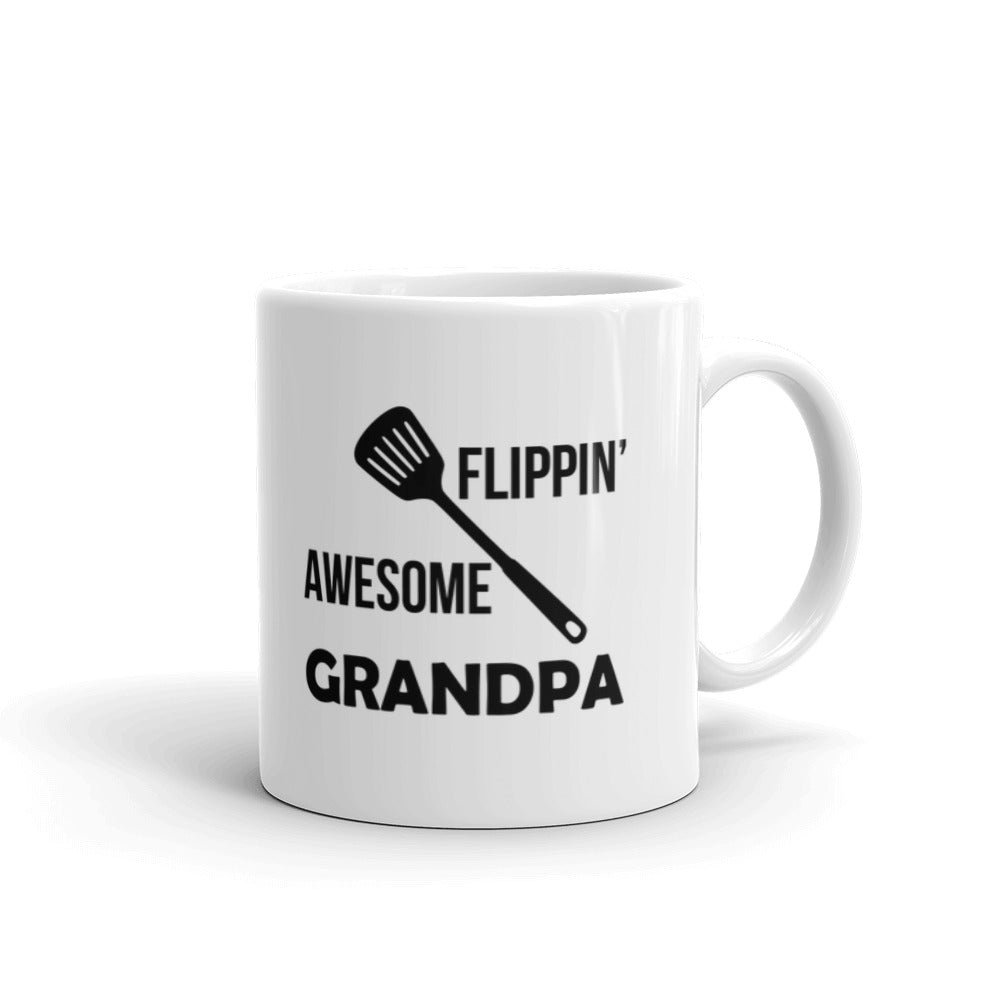 Flippin' Awesome Grandpa BBQ Tool Coffee Tea Ceramic Mug/Cup