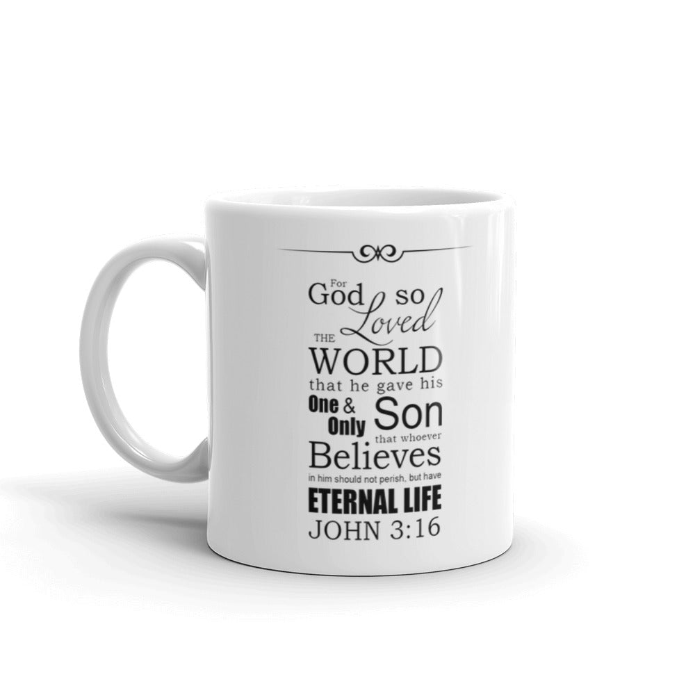 For God So Loved World Gave Only Son John Coffee Tea Ceramic Mug/Cup