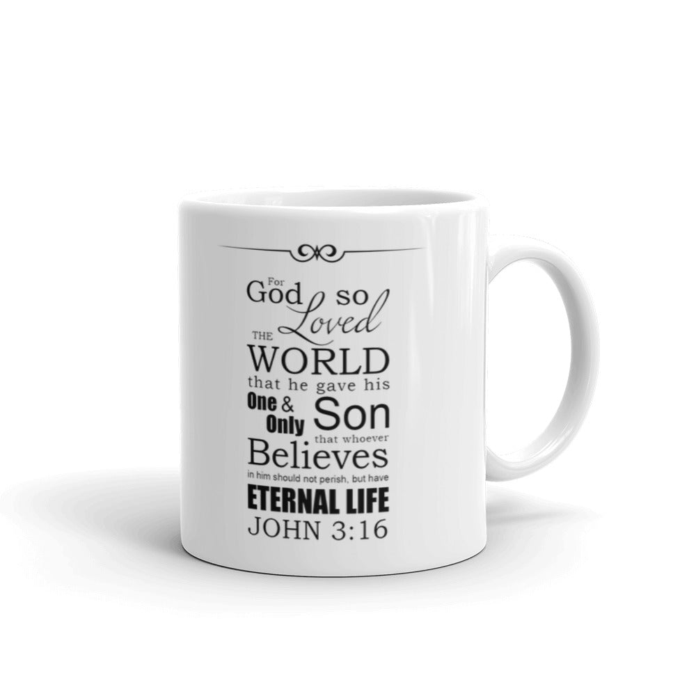 For God So Loved World Gave Only Son John Coffee Tea Ceramic Mug/Cup