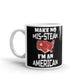 Make No Mis-Steak I'm an American BBQ Grilling Coffee Tea Ceramic Mug/Cup