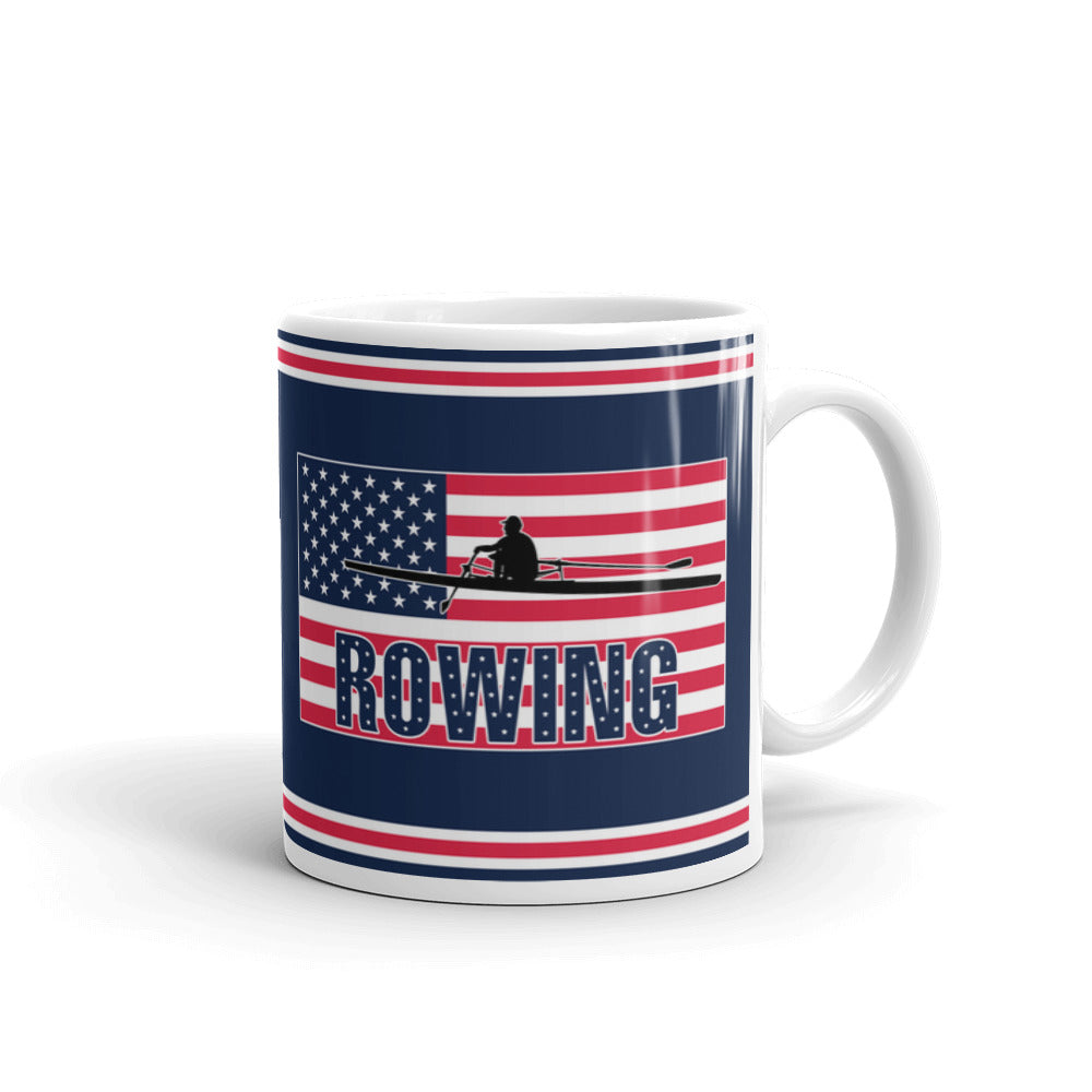 Rowing Accessories American Pride Coffee Tea Ceramic Mug/Cup
