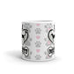 Mutt Dog Gifts Love Dog Paw Prints Dog Gifts Mixed Breed Coffee Mug