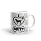 Mutt Dog Gifts Love Dog Paw Prints Dog Gifts Mixed Breed Coffee Mug