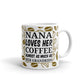 Nana Loves Her Coffee Almost As Much As Her Grandkids Coffee Mug