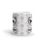 Dachshund Gift Love Dog Paw Prints Doxie Breed Weiner Dog Coffee Mug