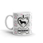 Dachshund Gift Love Dog Paw Prints Doxie Breed Weiner Dog Coffee Mug