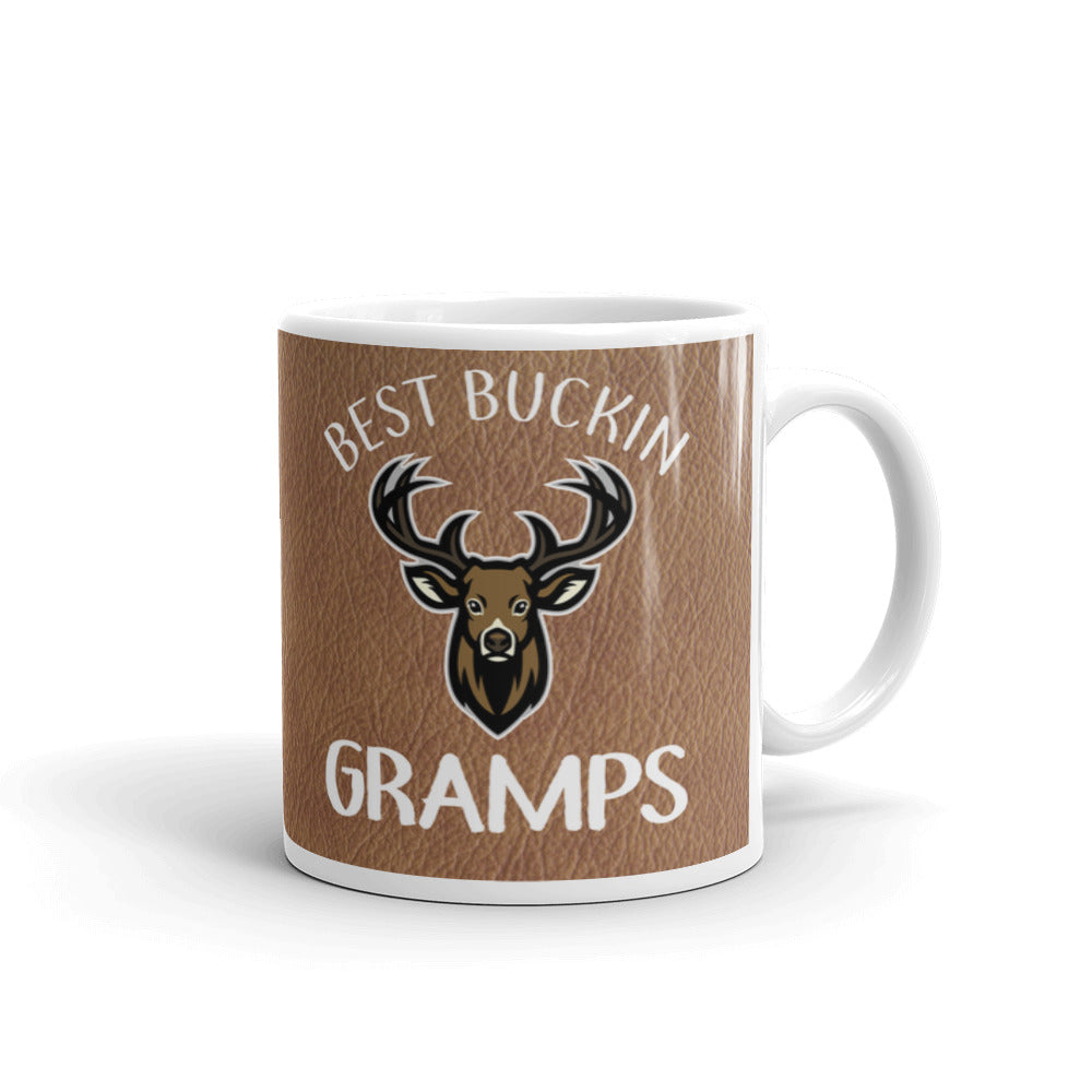 Gifts for Grandpa Best Buckin' Gramps Western Coffee Mug