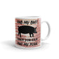 Barbeque Gifts Rub My Butt Then You Can Pull my Pork Barbecue Coffee Mug