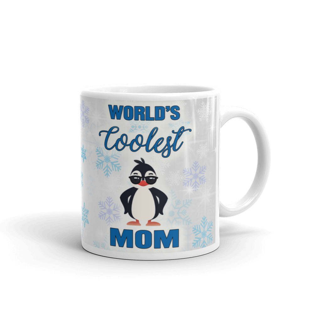 Mother's Day Gifts World's Coolest Mom Penguin Coffee Mug