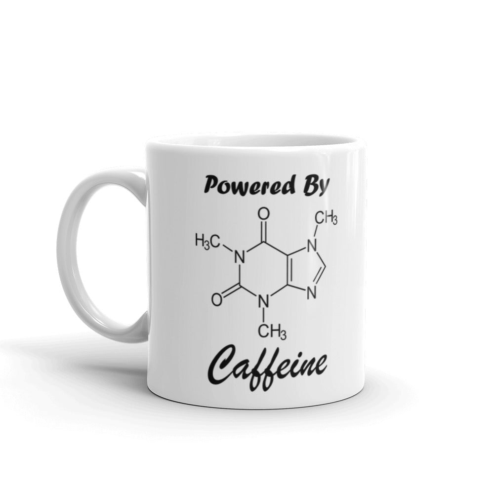 Powered By Caffeine Formula Geek Nerd Funny Tea Coffee Mug