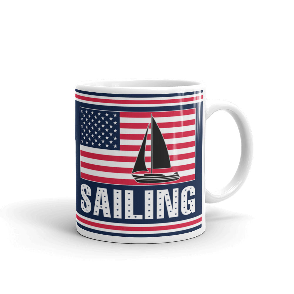 Sailing Accessories American Pride Sailing Coffee Mug
