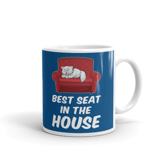Cat Lovers Gifts Best Seat in the House Cat Coffee Mug