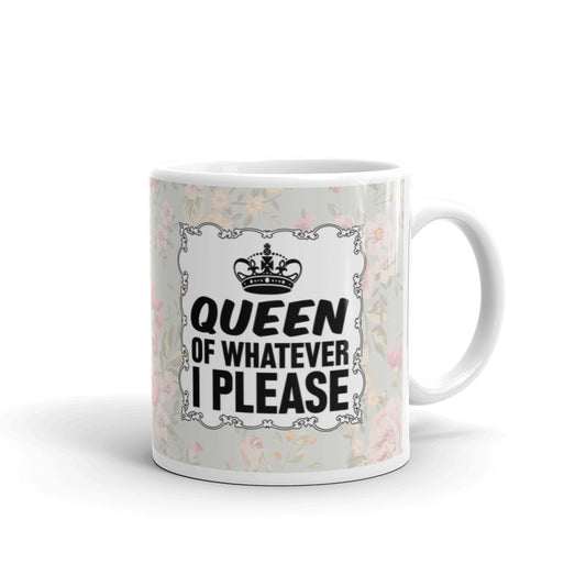 Funny Coffee Mugs for Women Queen of Whatever I Please Office Coffee Mug