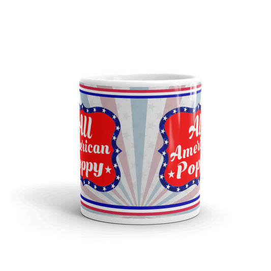 All American Poppy Patriotic Gifts Fourth of July Coffee Mug
