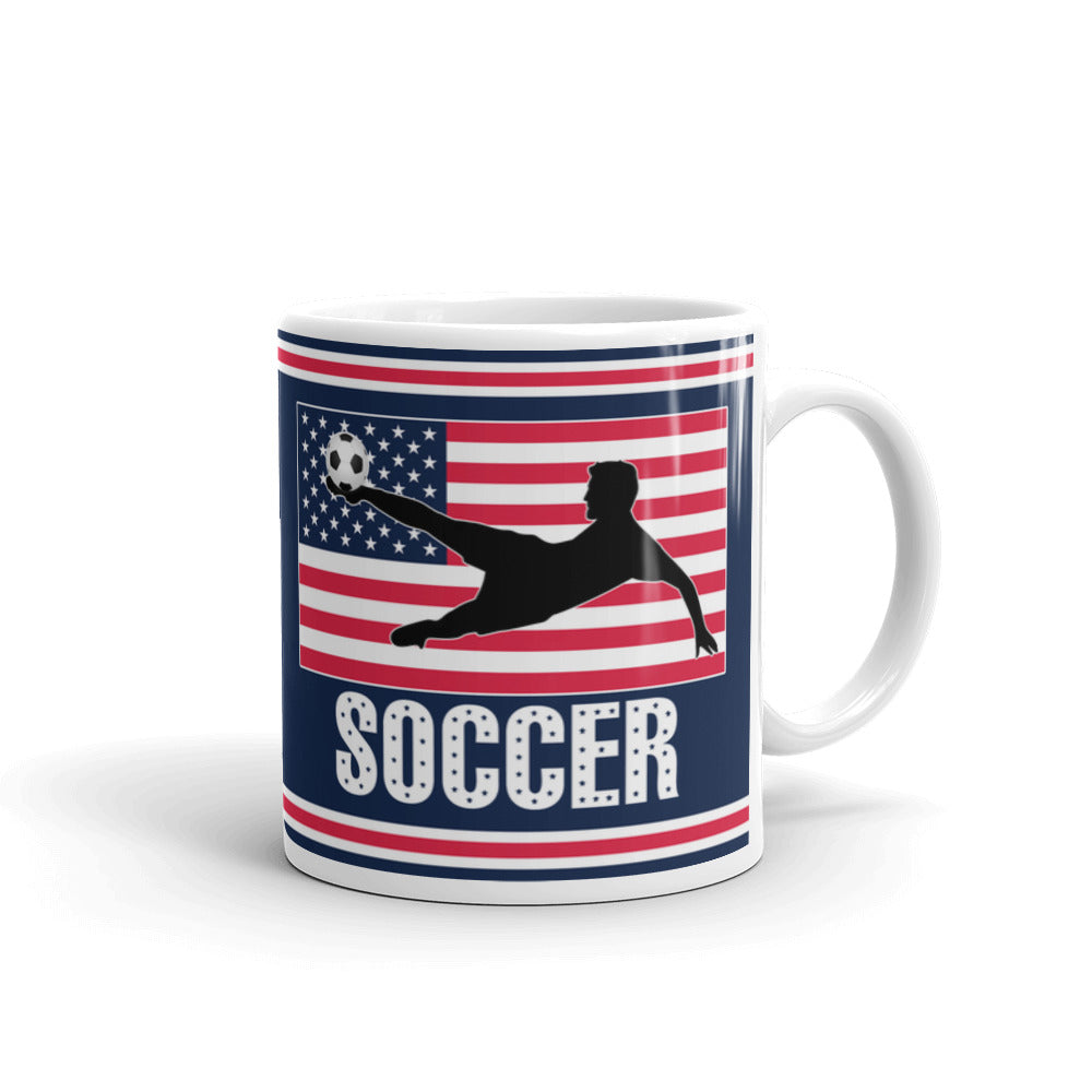 Soccer Accessories American Pride Soccer Bike Coffee Mug