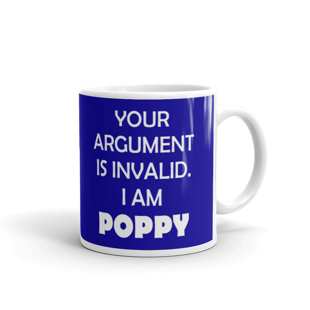Your Argument is Invalid I Am Poopy Funny Gift Coffee Mug