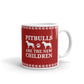 Dog Lover Gifts Pitbulls Are The New Children Dog Accessories Coffee Mug