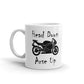 Motorbikers Gifts Arse Up Head Down Sport Cool Gift Coffee Mug