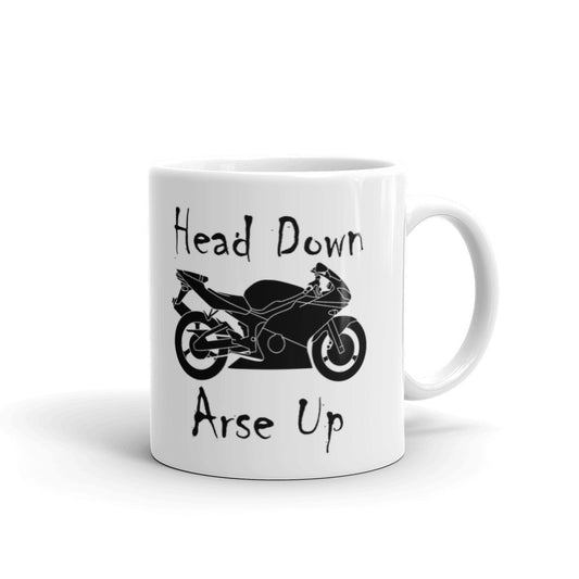 Motorbikers Gifts Arse Up Head Down Sport Cool Gift Coffee Mug