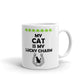 Cat Lover Gift My Cat is my Lucky Charm Kitten Coffee Mug