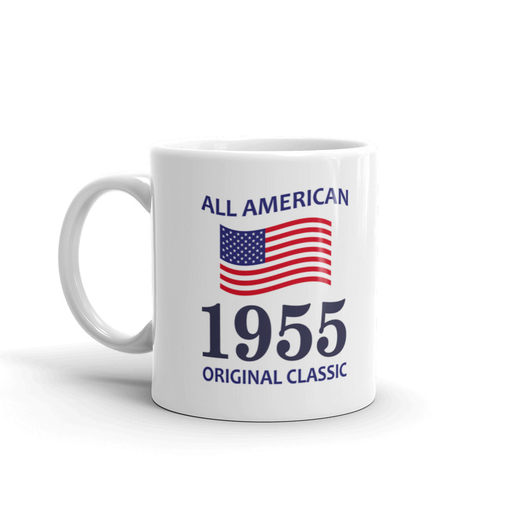 Birthday Gifts For All 1955 All American Original Classic Patriotic Coffee Mug