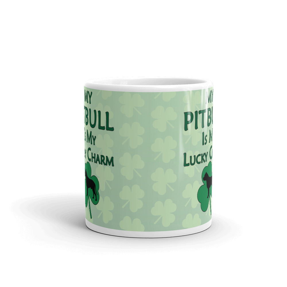 Pitbull Gift My Pitbull is my Lucky Charm Coffee Mug