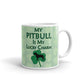 Pitbull Gift My Pitbull is my Lucky Charm Coffee Mug