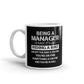 Being A Manager Is Easy It's Like Riding A Bike Funny Novelty Gift Coffee Mug