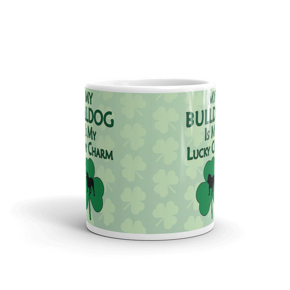 Bulldog Gift My Bulldog is my Lucky Charm Coffee Mug