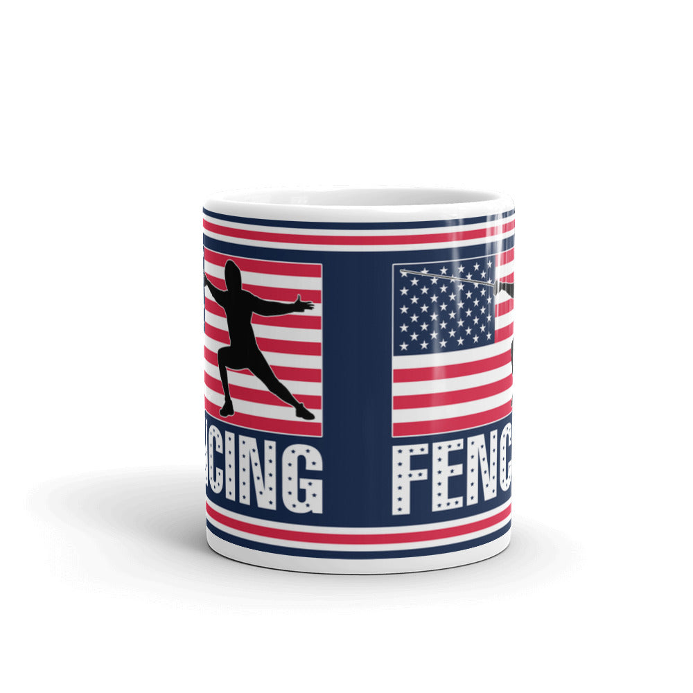 Fencing Accessories American Pride Fencing Coffee Mug