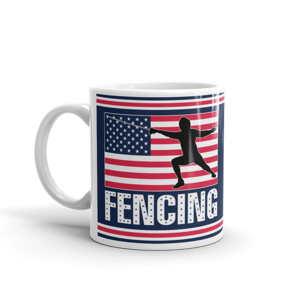 Fencing Accessories American Pride Fencing Coffee Mug