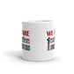 We Are One Nation Under God Cross Religious Coffee Mug