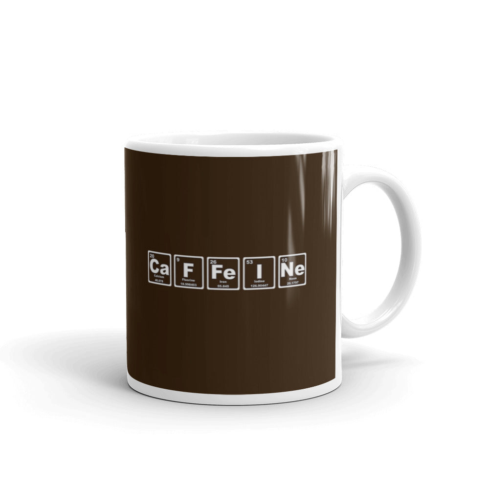 STEM Gifts Caffeine Elements Engineer Science Coworker Coffee Mug