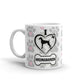 Weimaraner Gifts Love Dog Paw Prints Dog Gifts Dog Owners Coffee Mug