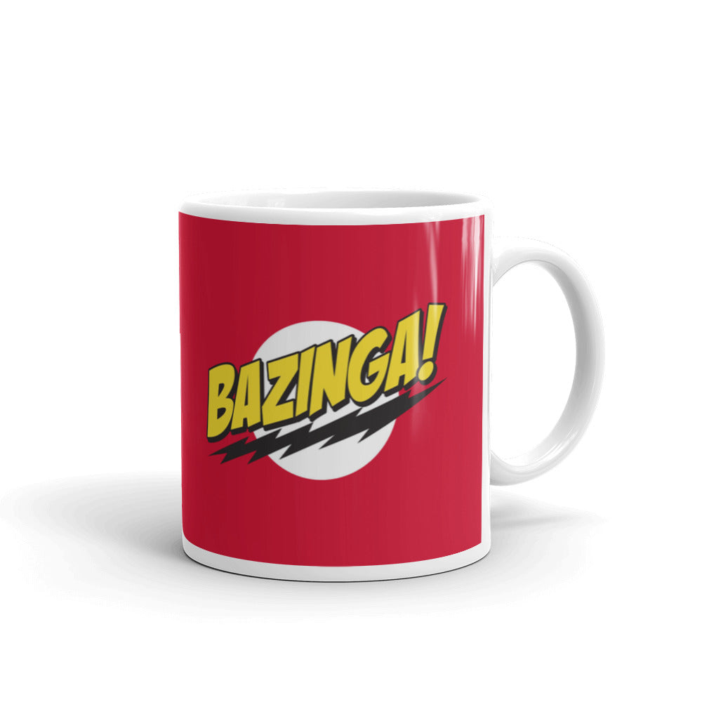 Bazinga Mug Big Bang Theory Mug Sheldon Cooper Mug ceramics coffee mug