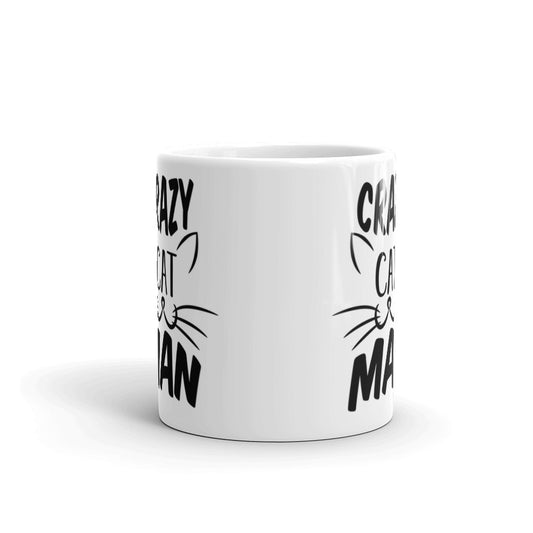 Crazy Cat Man Kitten Coffee Mug Unique Ceramic Cup The best gift for a friend