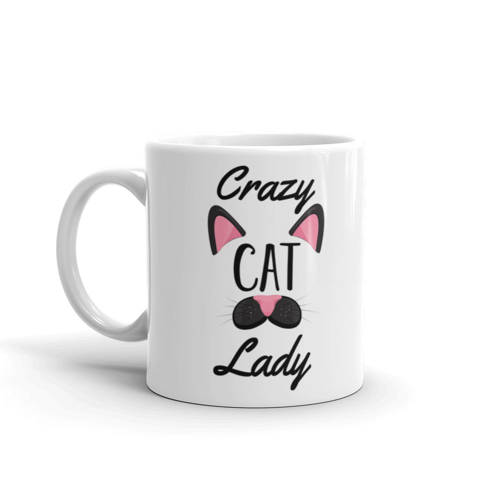 Crazy Cat Lady Kitten Coffee Mug Unique Ceramic Cup The best gift for a friend