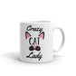 Crazy Cat Lady Kitten Coffee Mug Unique Ceramic Cup The best gift for a friend