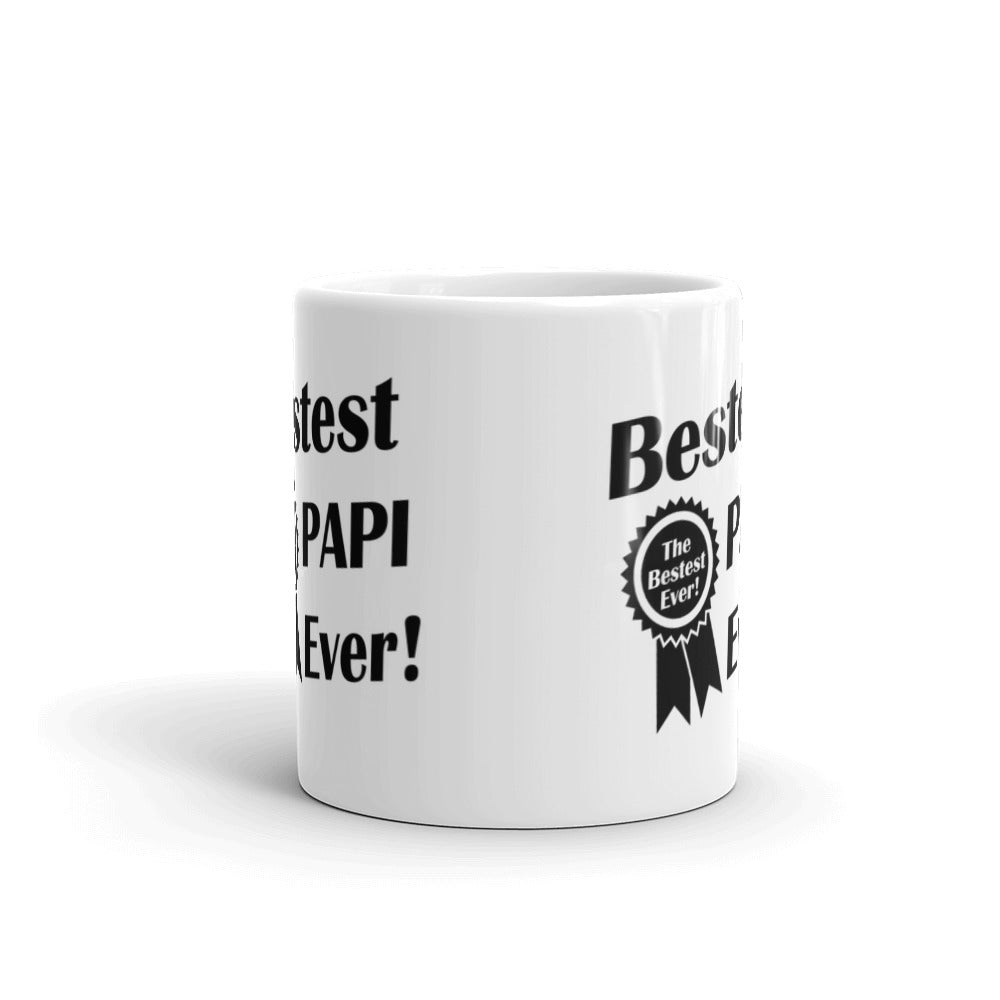 Bestest Best Papi Ever Gift for Grandpa Coffee Mug