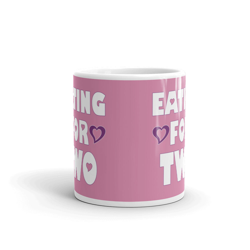 Eating for Two Expecting Pregnancy New Mom Coffee Mug