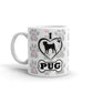 Dog Paw Prints Dog Owner Gifts Dog Lover Coffee Mug