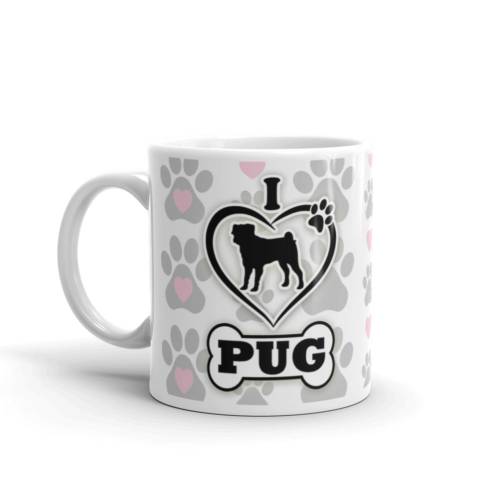 Dog Paw Prints Dog Owner Gifts Dog Lover Coffee Mug