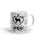 Dog Paw Prints Dog Owner Gifts Dog Lover Coffee Mug