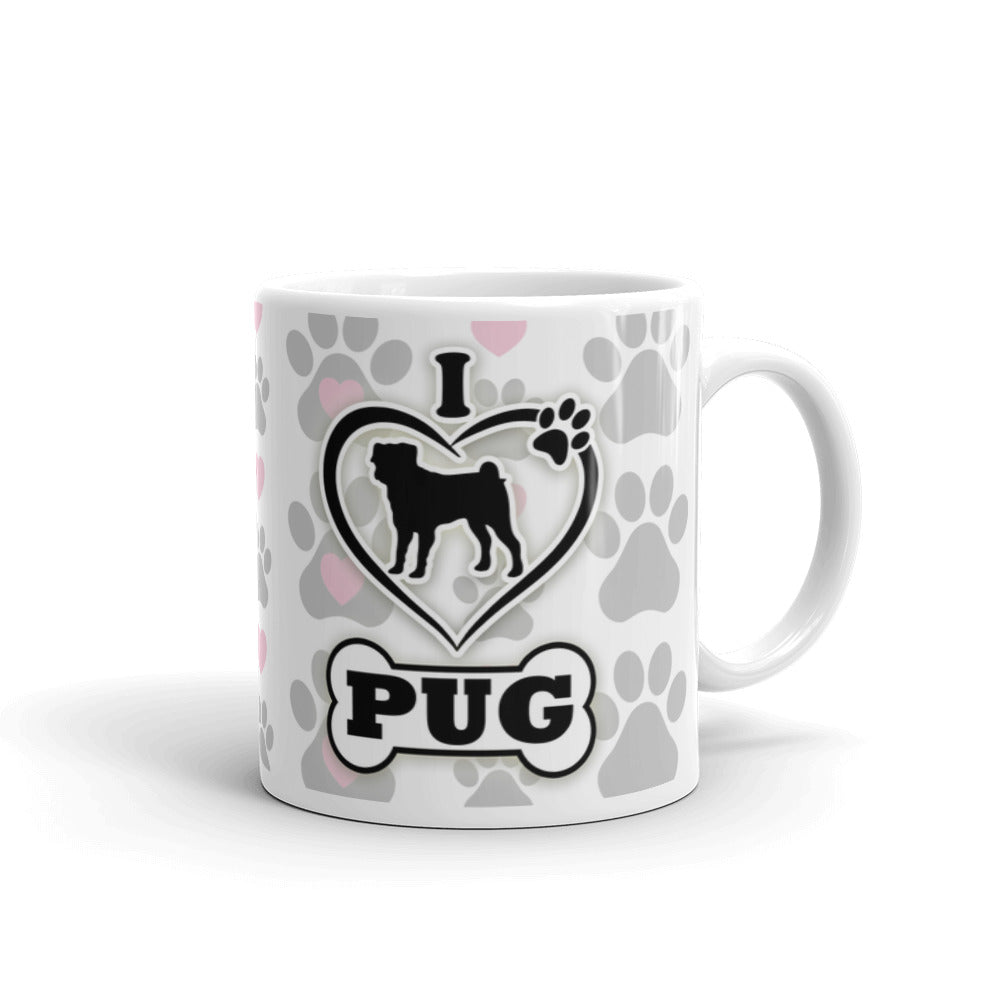 Dog Paw Prints Dog Owner Gifts Dog Lover Coffee Mug
